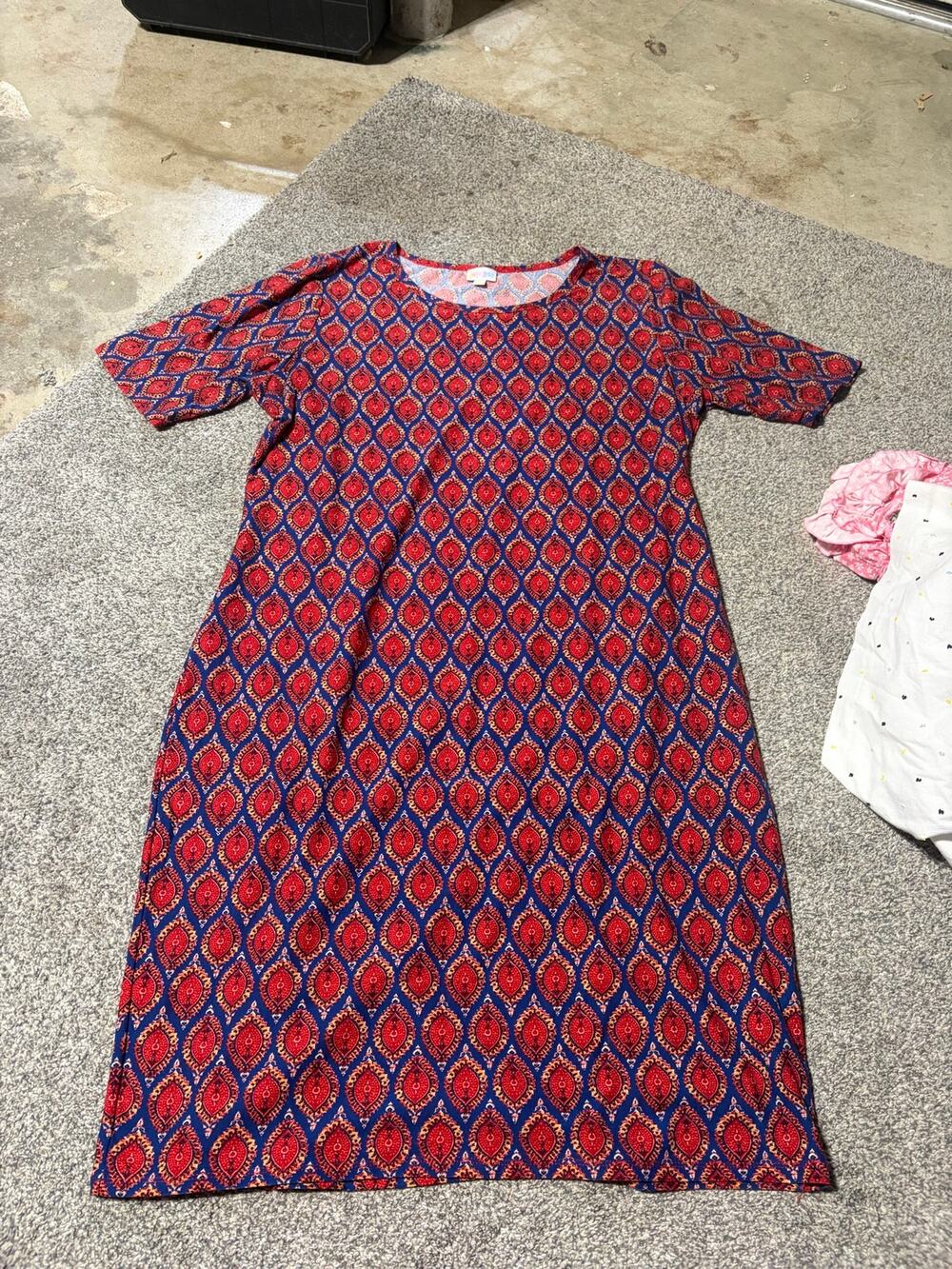 Lularoe womens 3x AOP dress shirt tunic